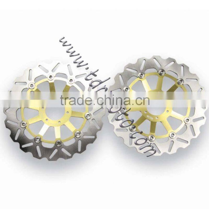 3% discoumt of High Quality wavy floating brake disc rotors for Hon.da