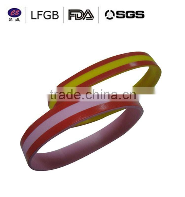 2016 Promotional fashion sport Bulk Cheap Silicone Wristband / Silicone Bracelet / Wrist Band