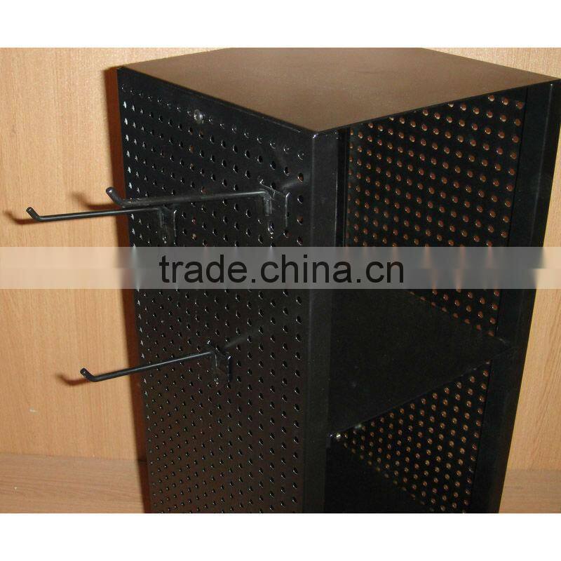 metal revolving counter key chain display from china factory