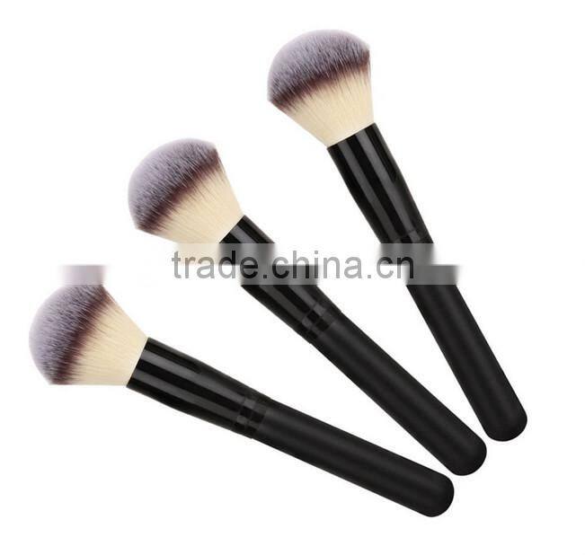 fiber hair round shape makeup powder brush
