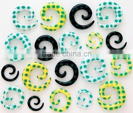 Fashion Cheat Ear Plugs Fake Ear Tape Cheater Plugs ear piercing jewelry