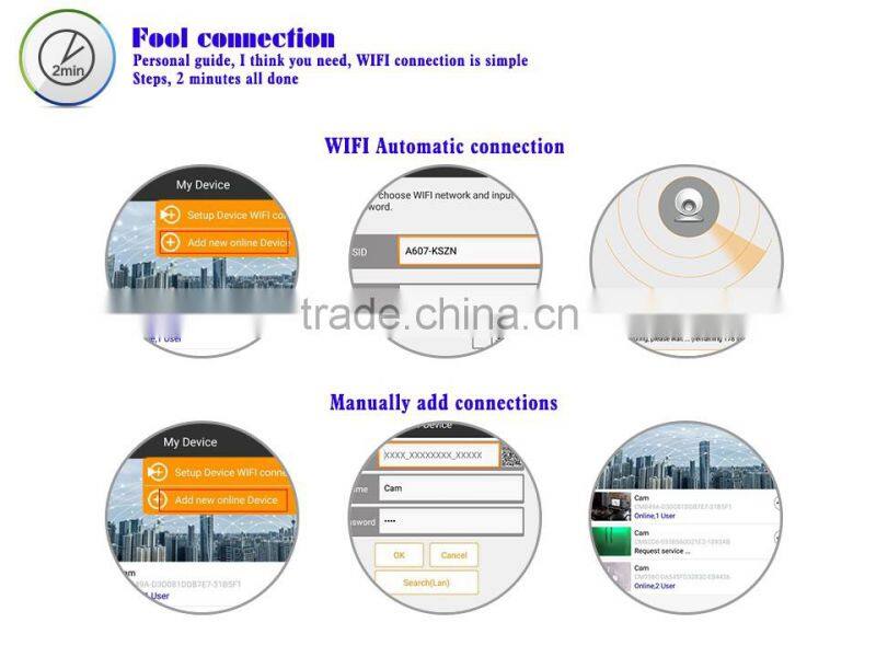 Wifi mobile phone remote control smart desk lamp for baby/kids monitor