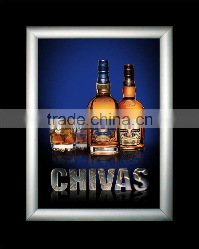 bank double sides acrylic light box