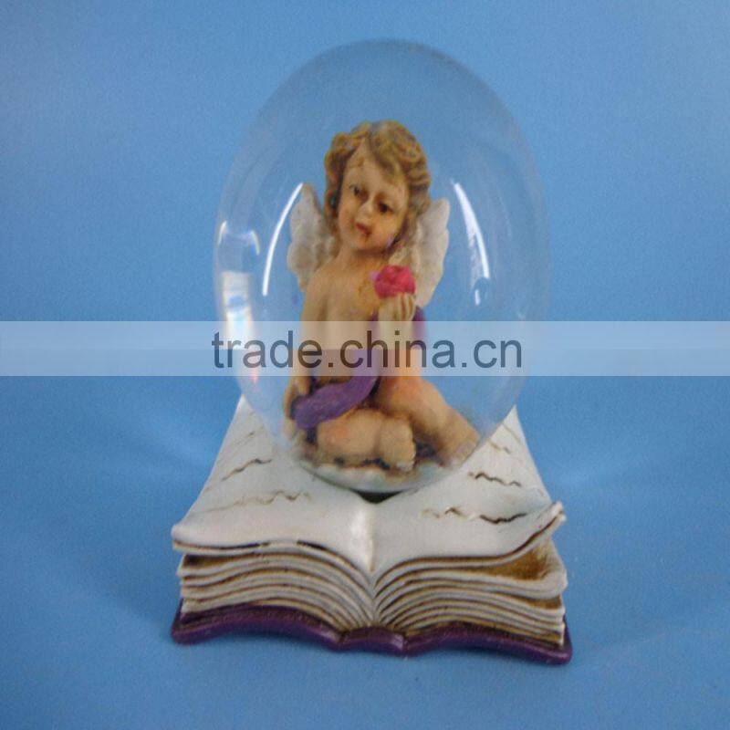 2017 High quality baby angel snow globe for inner decorations