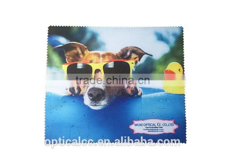 custom printing microfiber cleaning cloth for eyeglasses lenses