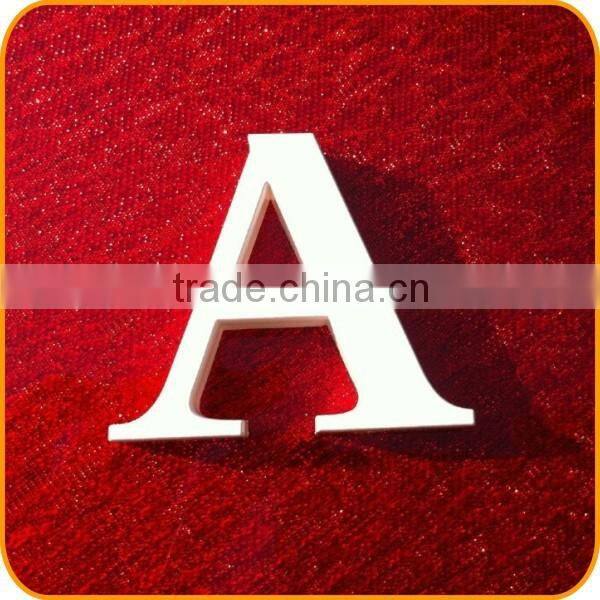 Painted white 304 stainless steel letter
