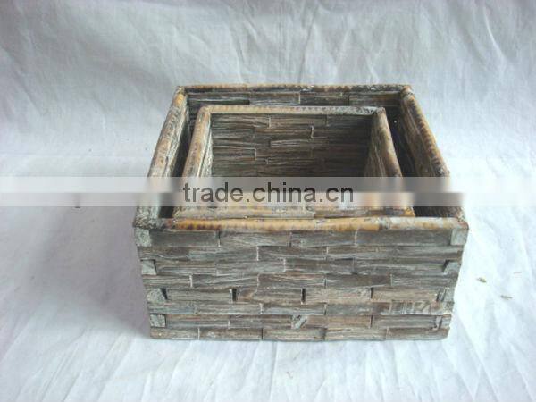 2015 new style antique flower pot(FSC Certificate)