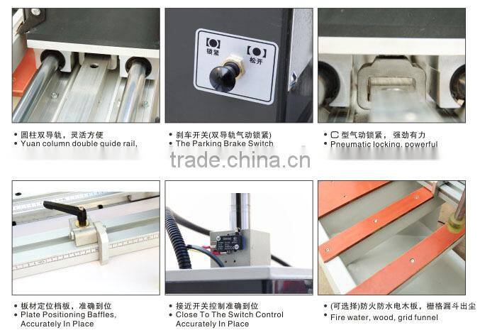Tow heads hinge boring machine