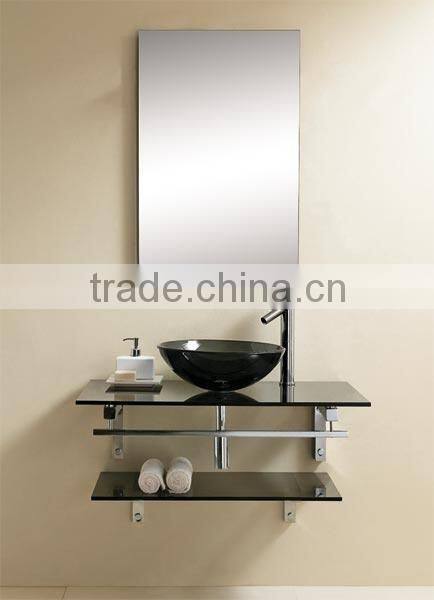 Europe style Glass wash sink for hotel bathroom project