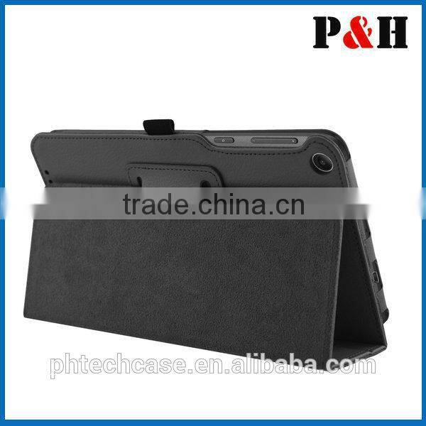 Book leather case, stand leather case, leather flip case for ASUS MeMo Pad 8
