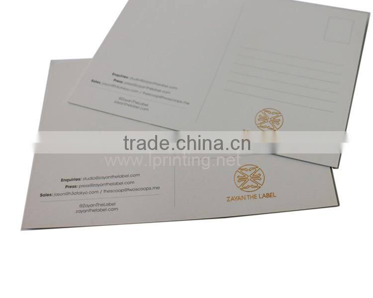 Hot stamping fashion postcard printing