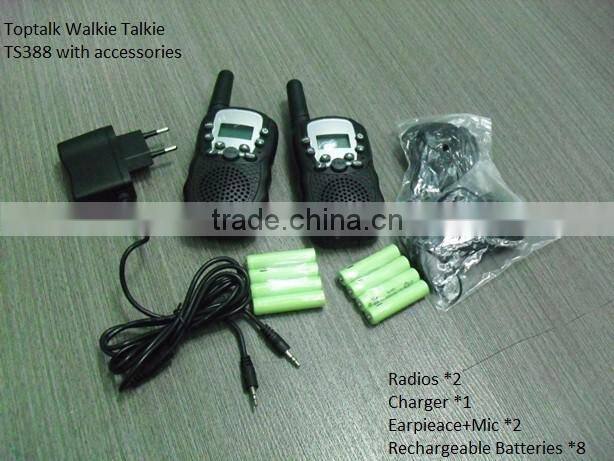 hot sale long range walkie talky PMR446 8 channel CE ROHS approval