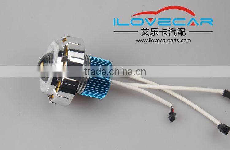Top quality motorbike accessories, Led motorbike projector lens with double angel eyes for SUZUKI