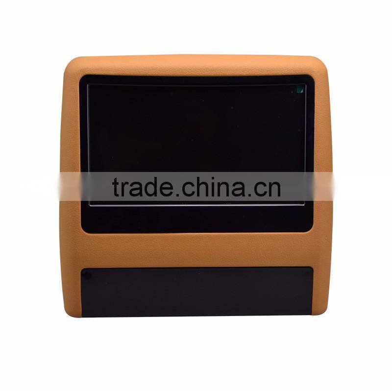 Brown Color 9'' touch botto back seat DVD car audio system dvd