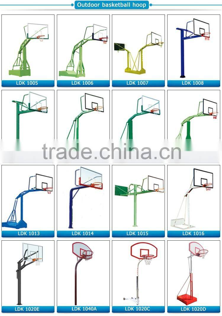 Sports facilities electric hydraulic basketball stand for competition
