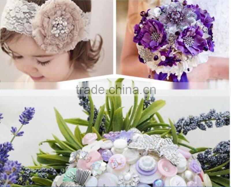 New fashion metal rhinestone button in bulk