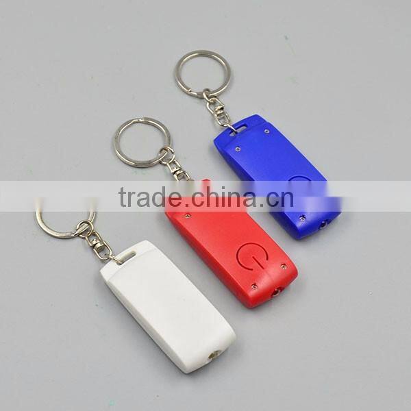2016 Hot Sale Promotional LED Keyring Plastic