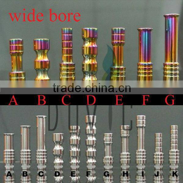 ss rainbow wide bore drip tips various colors acrylic wide bore drip tips