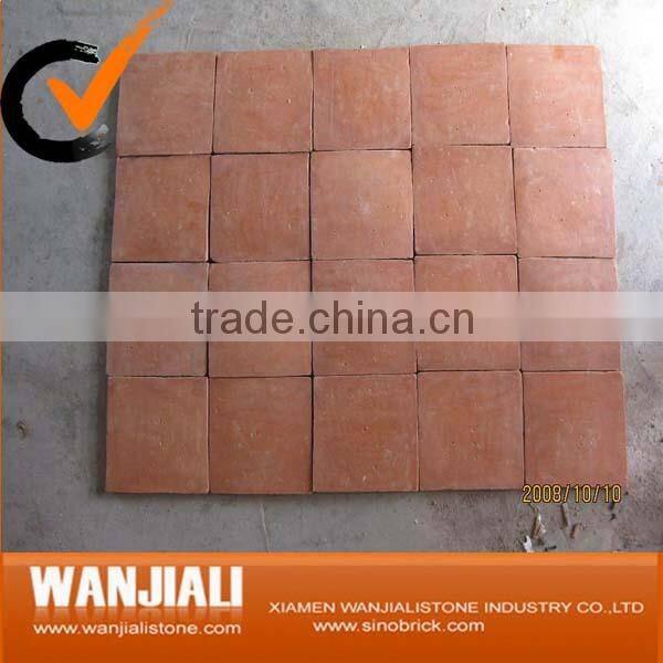 Antique Red Orange Terracotta Floor Tiles