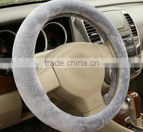 wholesale cheap colorful warm whinter steering wheel plush cover