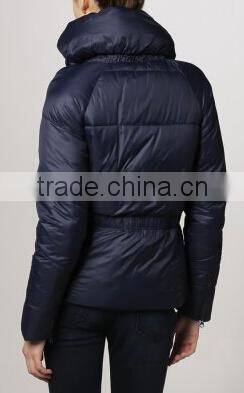 China Women Winter Hooded Down Coat YKK Zipper
