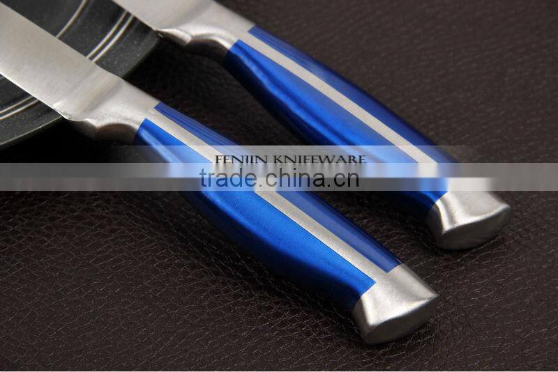 5pcs 420# Hollow Handle Stainless Steel Knife Set