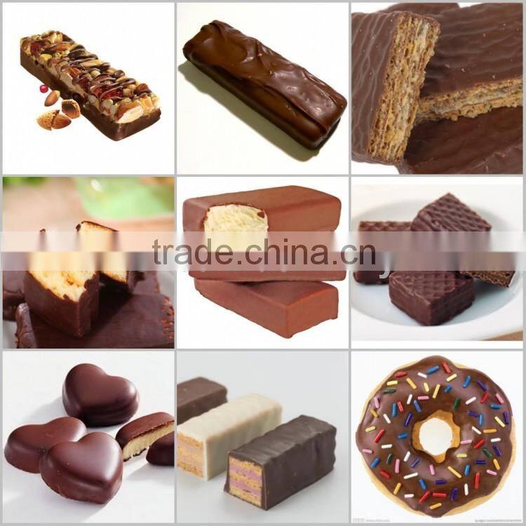 Hot selling small chocolate enrobing machine 600mm for mini factory