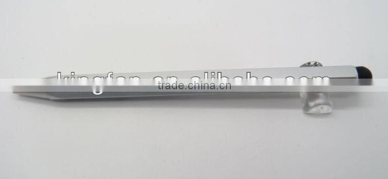 promotional metal hexangular touch pen