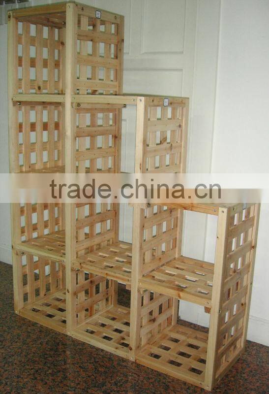 LEAFFY-Solid Wood Show Rack HLSC-35