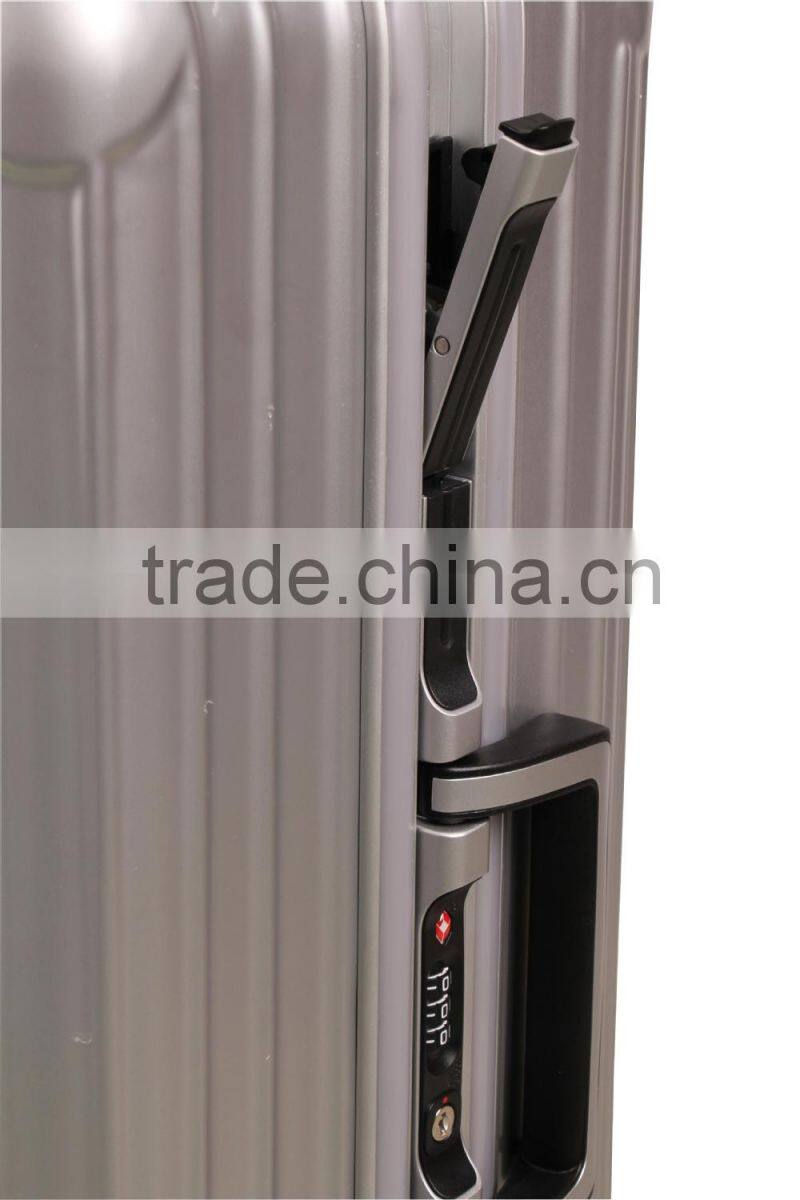 2014new production aluminium frame new coded lock luggage, trolley luggage