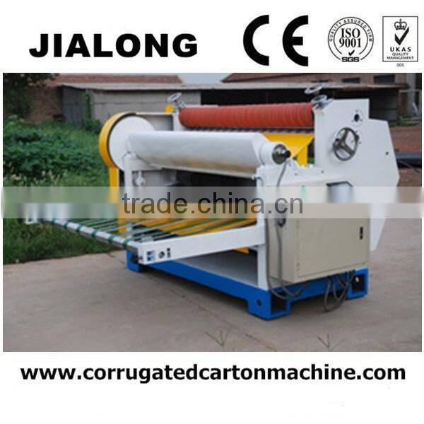 Single facer machine to making corrugated cardboard and carton used corrugated carton box making machine