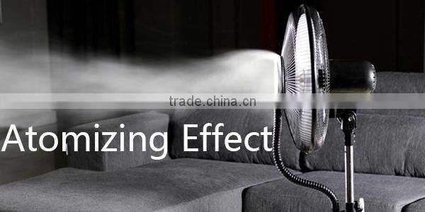 OEM new color electric water spray silent cooling humidifier mist fan