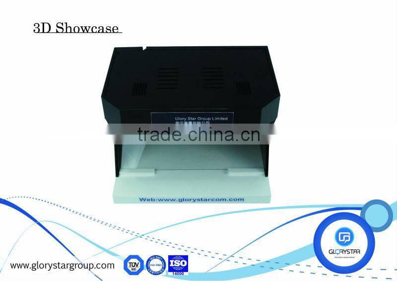 3D display lcd tv advertising 3d holographic display technology products in 3D showcase advertising display