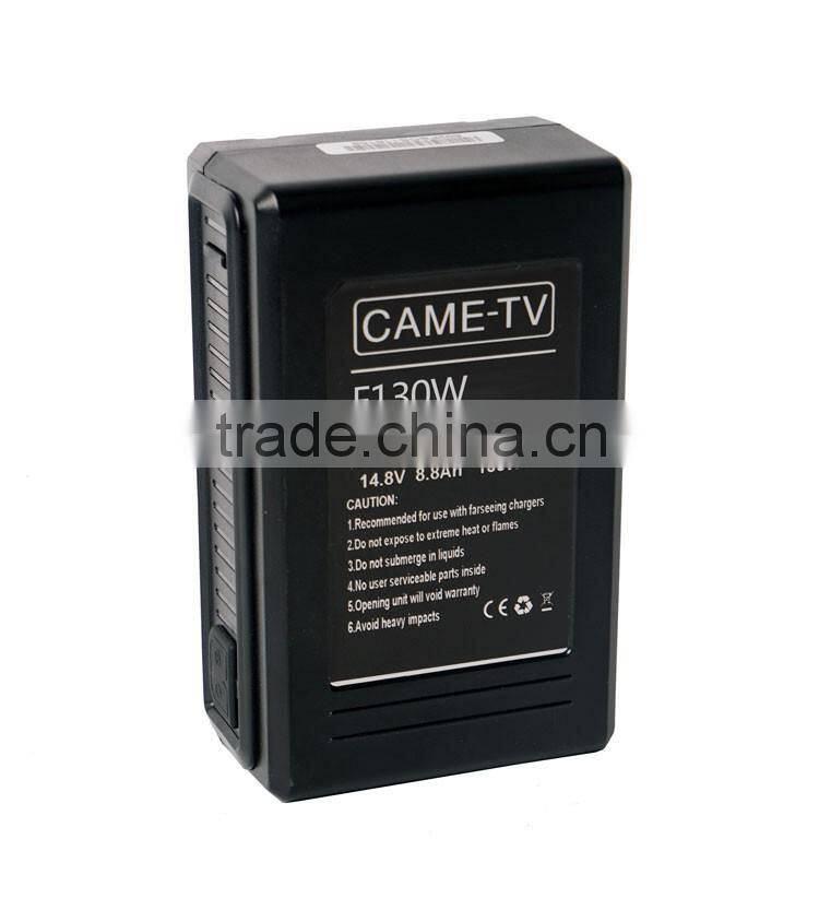 CAME-TV Compact V-Mount Li-ion Battery 130Wh Camera Battery