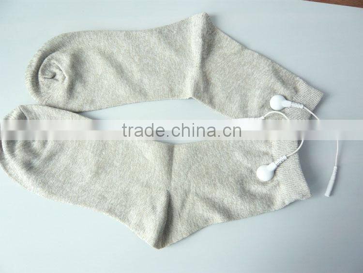 Free sample available electric massage socks for TENS/EMS unit