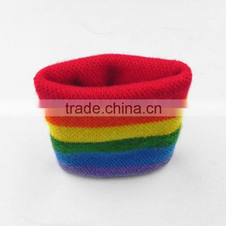 Fashion style China custom beautiful pure cotton towel wristbands
