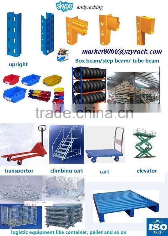 drive in type cold room heavy duty stackable pallet rack