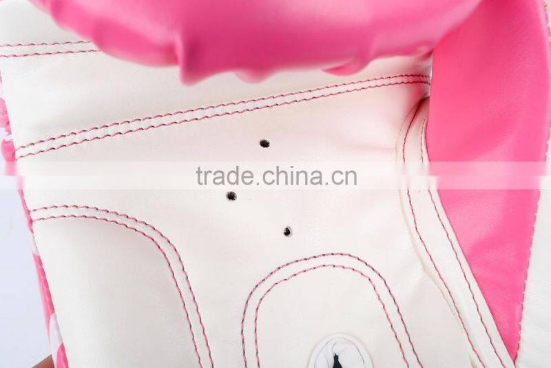 Popular Pretorian Kick Boxing Gloves Pink Women Fighting PU Leather Box Glove