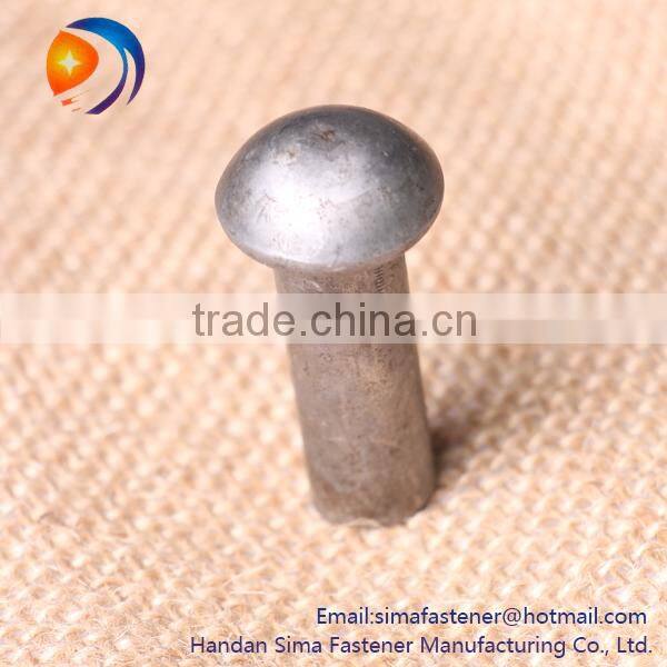 Carbon steel button head tabular Rivet