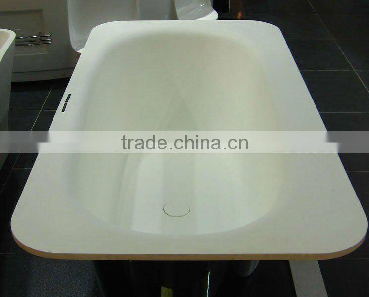 Artistic stone bathtub,cast stone bathtub,build-in bathtub