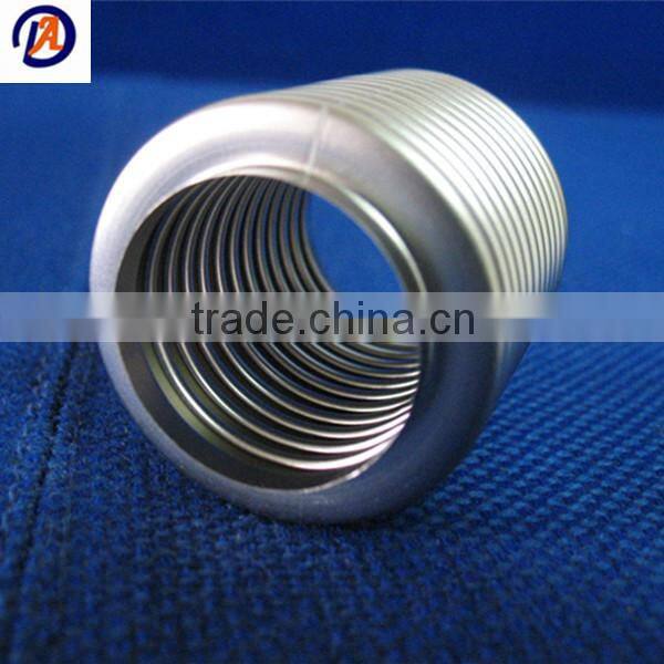 Long bend swivel wash pipe bellows