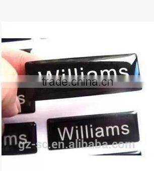 Customized nice designed clear epoxy resin dome sticker