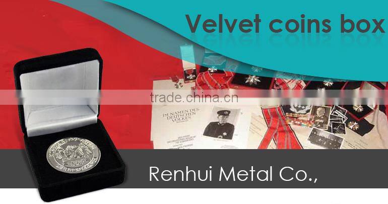 Hot popular Black oem/odm gold coin box