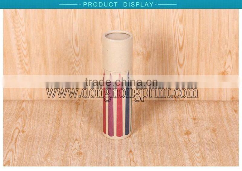 Recyclable kraft paper cardboard tube packaging