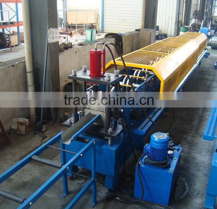Steel Rain Gutter Roll Forming Machine