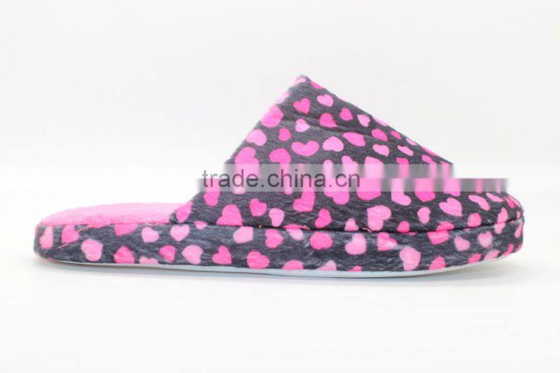 Nude warm winter indoor slippers plush slipper