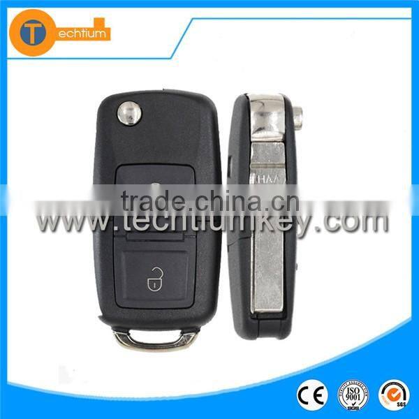 1J0 959 753 N Complete remote contol with 44Mhz Frequency car key cover for VW Passat B5 B6 Jetta mk4 mk6 golf 4 5 6