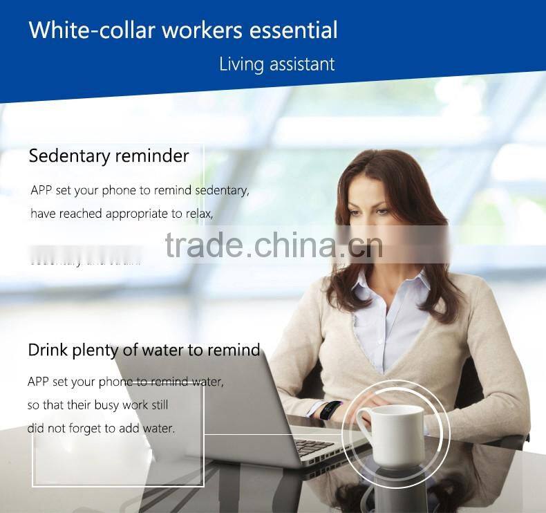 2016 NEW arrival touch sensor sensitivity smart band heart rate,kalories,steps monitor