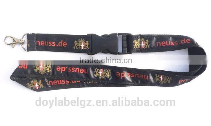 brand name polyester printed lanyard