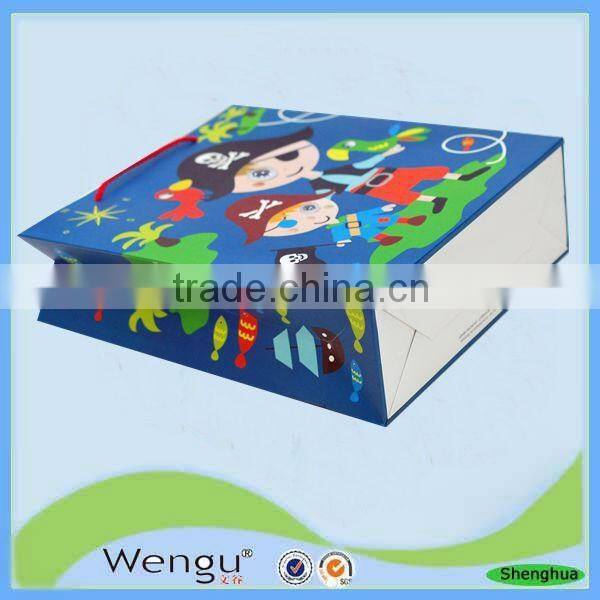 Custom new products 2015 package present paper hand bag made in china supplier and manufacture